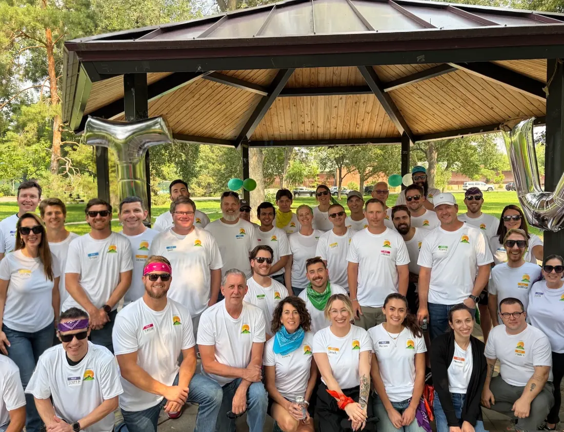 The TrackVia team together at a company gathering in Denver